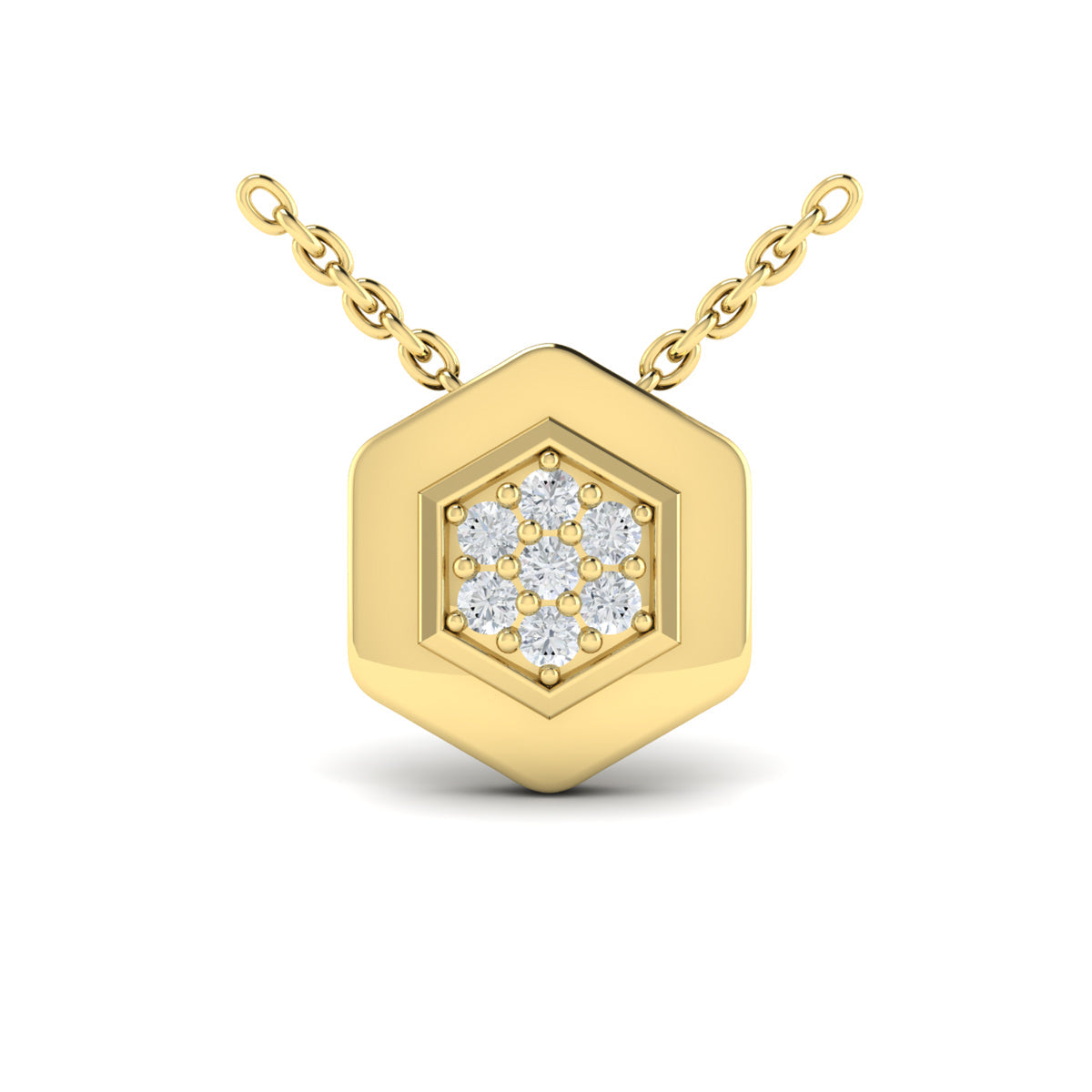 Diamond Honeycomb Pendant