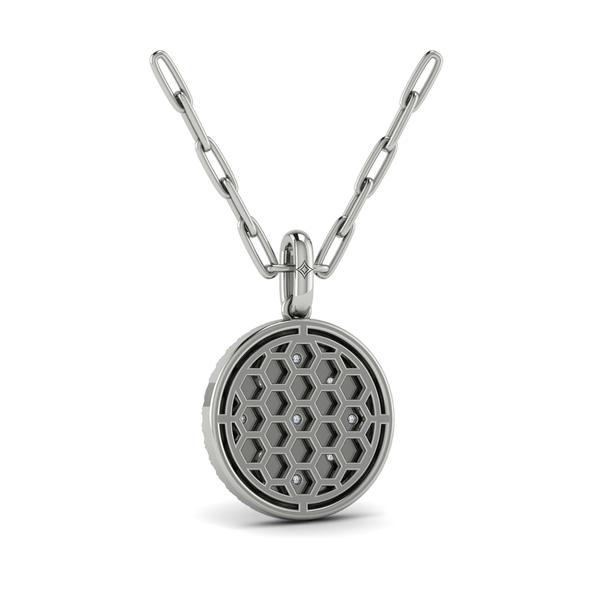 Star Diamonds and Diamond Pendant Necklace