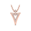 Diamond Open Double Trinity Pendant