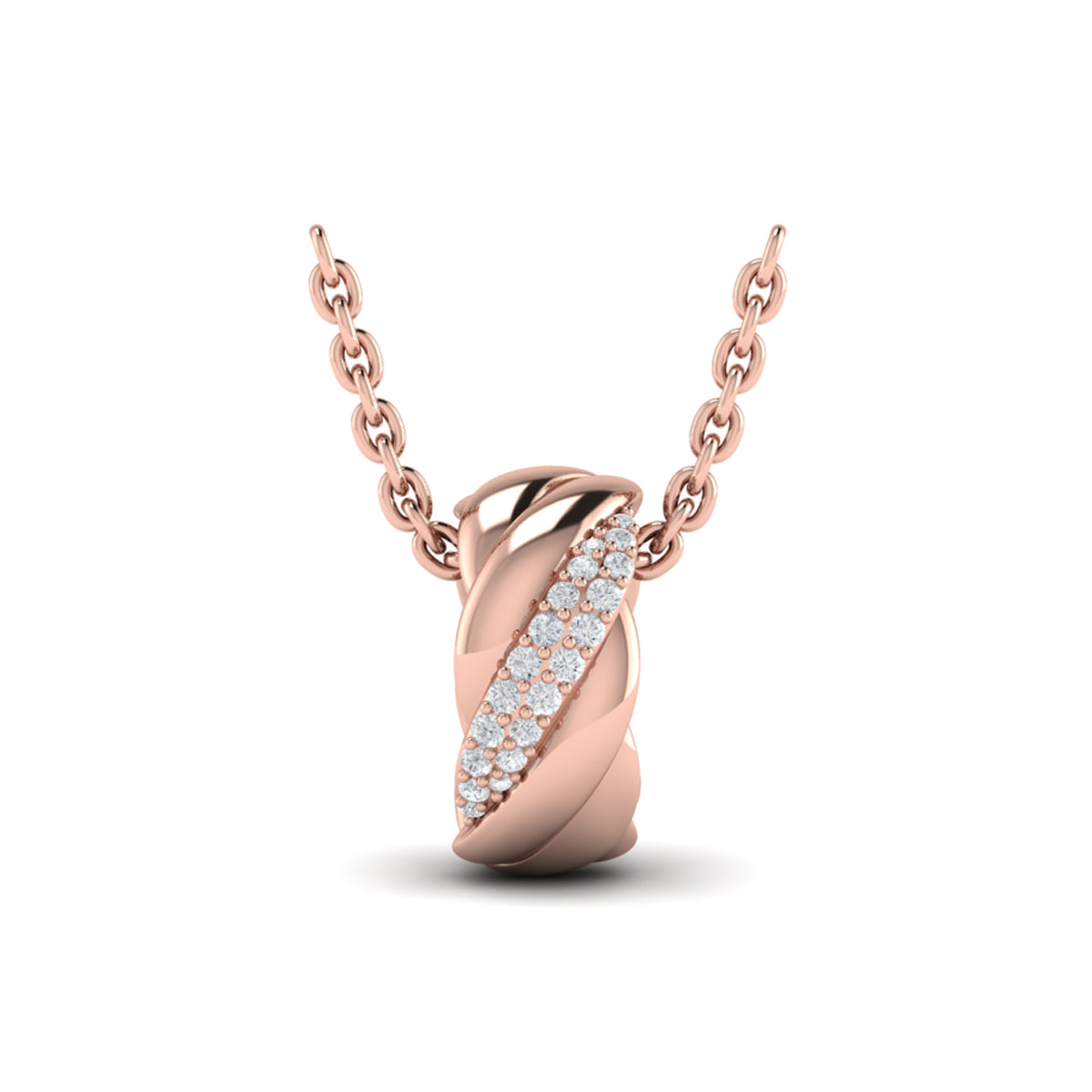 Conch Twist Ring Pendant