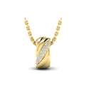 Conch Twist Ring Pendant