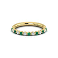Diamond and Emerald Ring