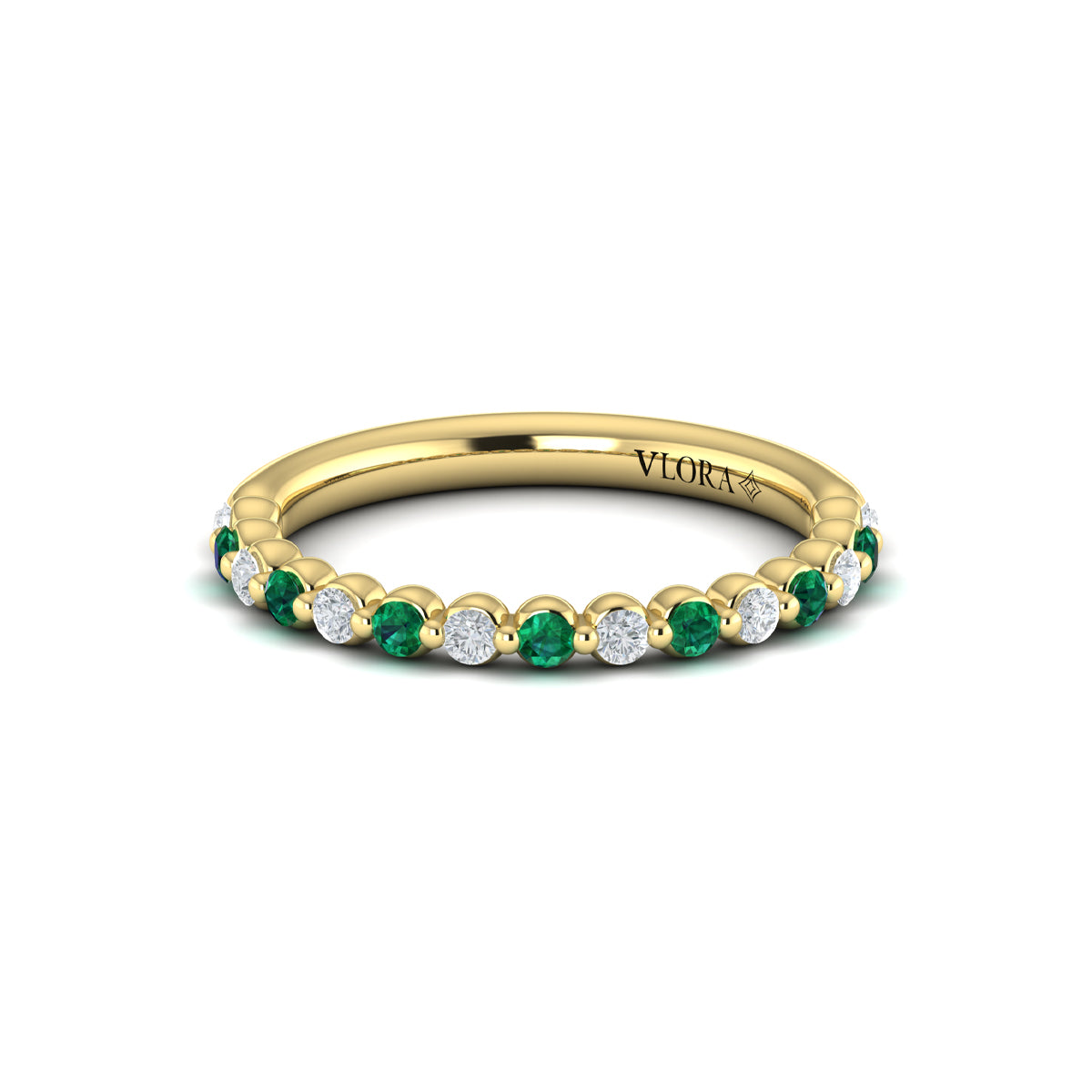 Diamond and Emerald Ring