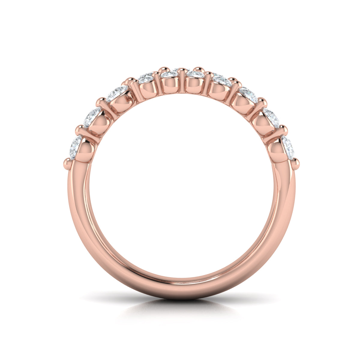 Diamond  Three Row Wrap Ring
