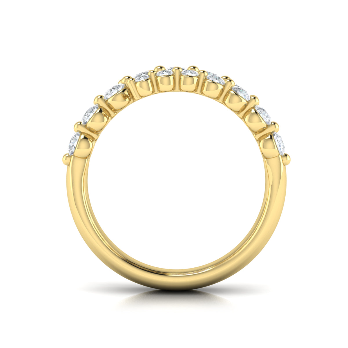 Diamond  Three Row Wrap Ring