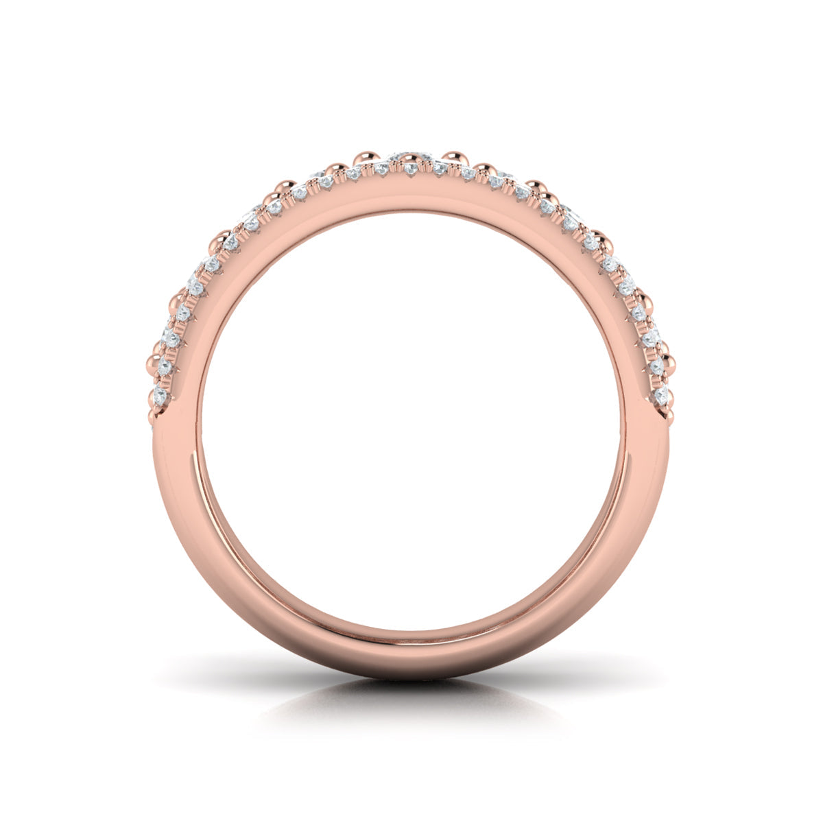 Diamond Multi-Row Statement Ring
