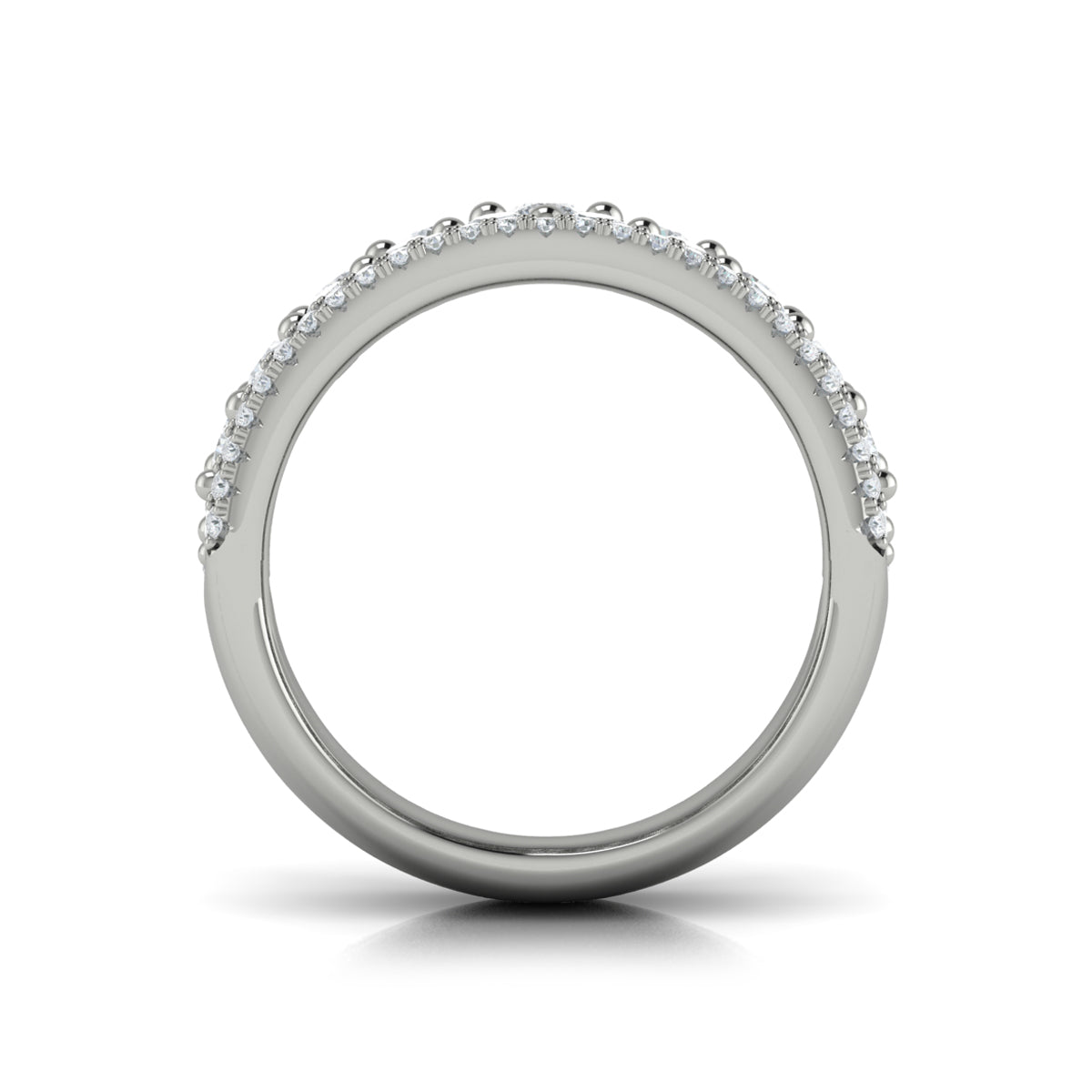 Diamond Multi-Row Statement Ring
