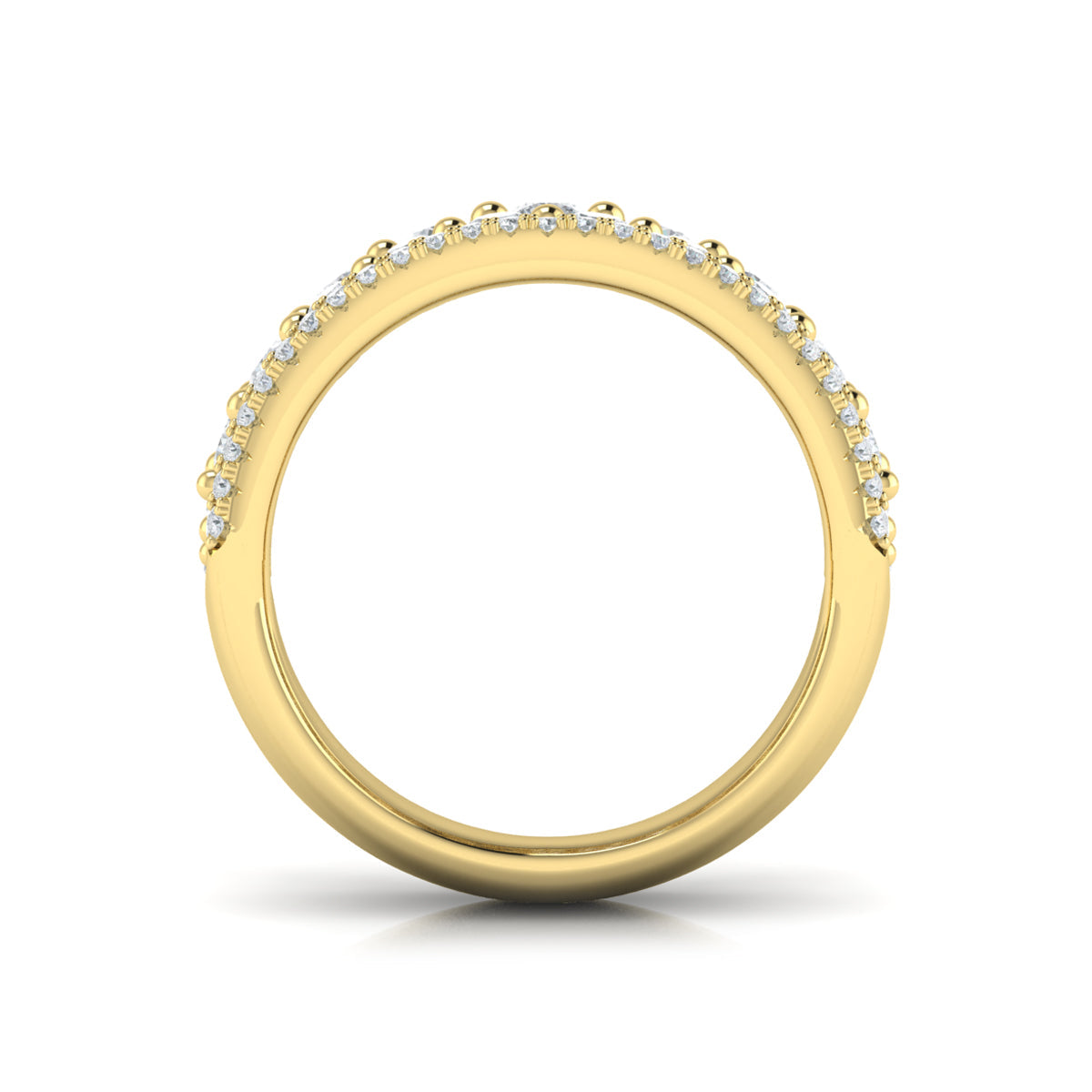 Diamond Multi-Row Statement Ring