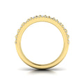 Diamond and Blue Sapphire Cluster Statement Ring