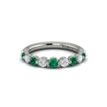 Diamond and Emerald Ring
