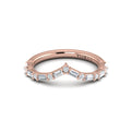 Diamond Baguette Chevron Ring