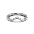Diamond Baguette Chevron Ring