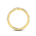 Diamond Baguette Chevron Ring