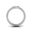 Diamond Three Row Diamond Baguette Wrap Ring