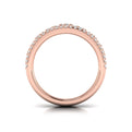 Floating Diamond Cluster Ring