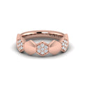 Alternating Diamond Cluster Honeycomb Ring
