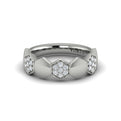 Alternating Diamond Cluster Honeycomb Ring