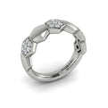 Alternating Diamond Cluster Honeycomb Ring