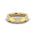 Alternating Diamond Cluster Honeycomb Ring