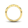 Alternating Diamond Cluster Honeycomb Ring