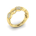 Alternating Diamond Cluster Honeycomb Ring