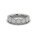 Diamond Cluster Honeycomb Ring