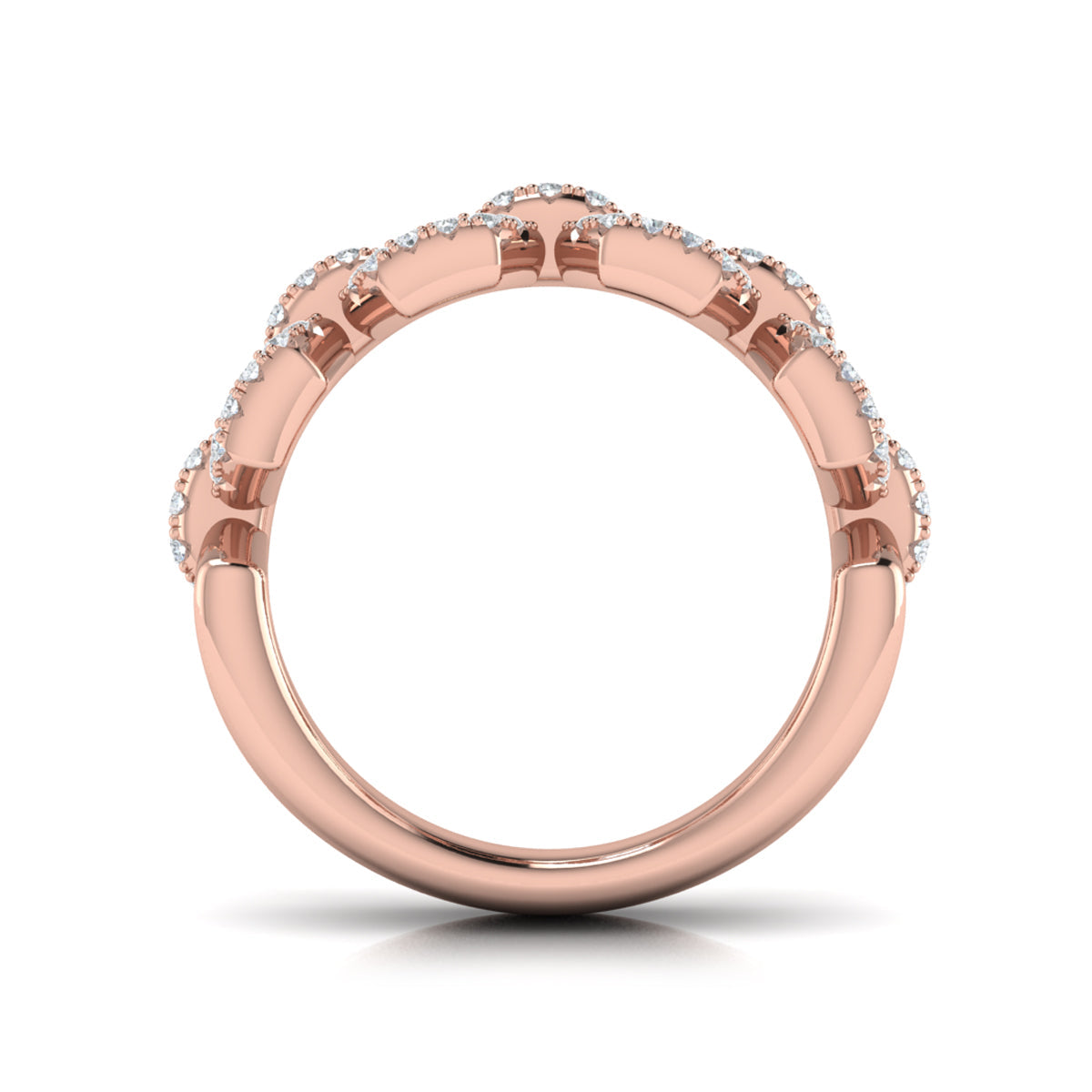 Diamond Link Ring