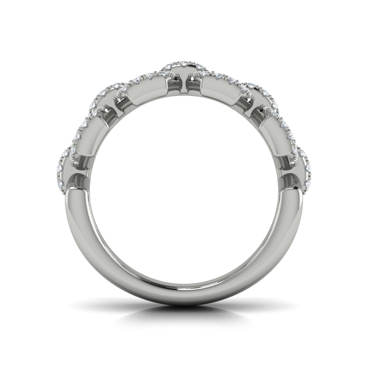 Diamond Link Ring