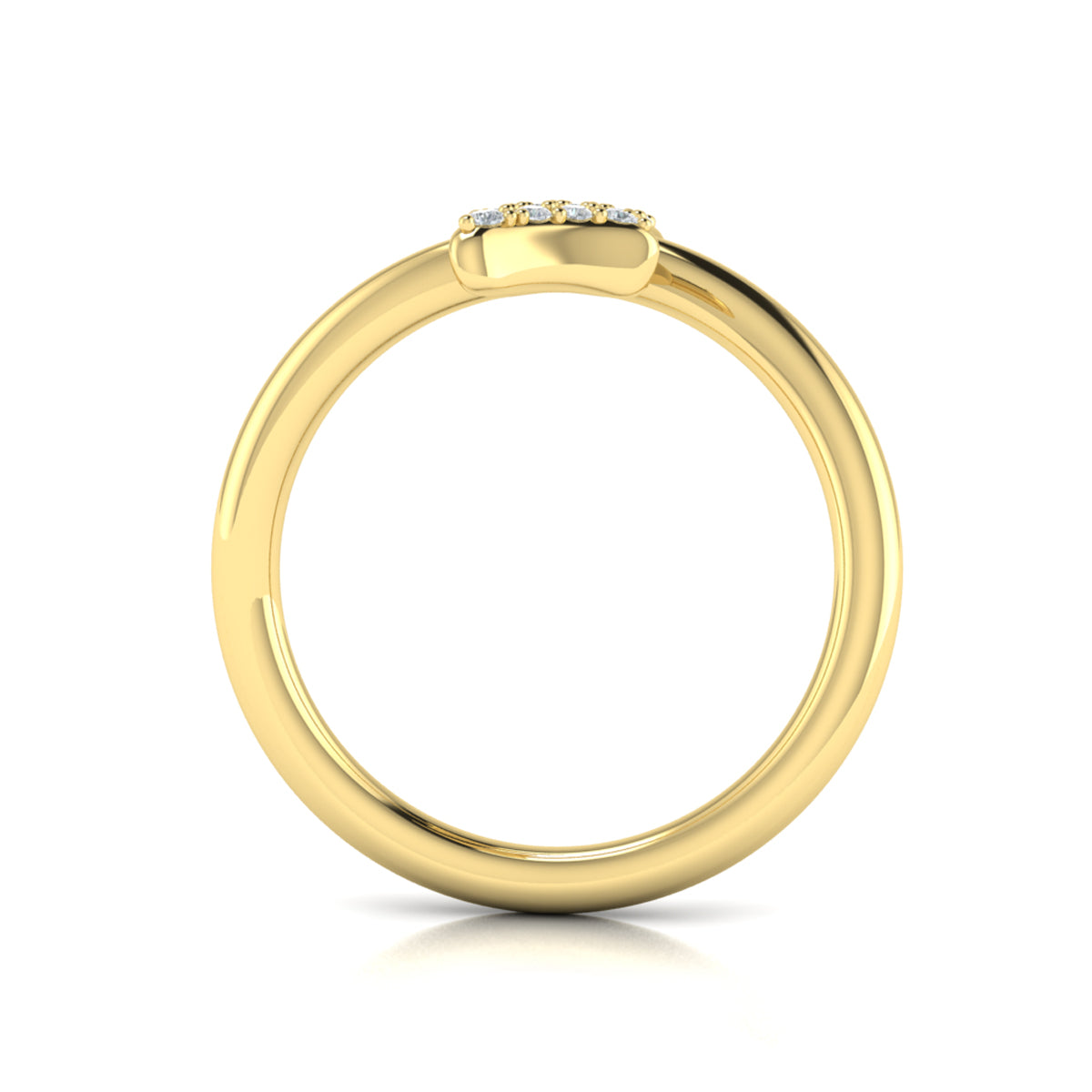 Diamond Trinity Wrap Ring