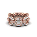Diamond Link Ring