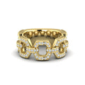 Diamond Link Ring