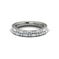 Diamond Baguette Two Row Ring