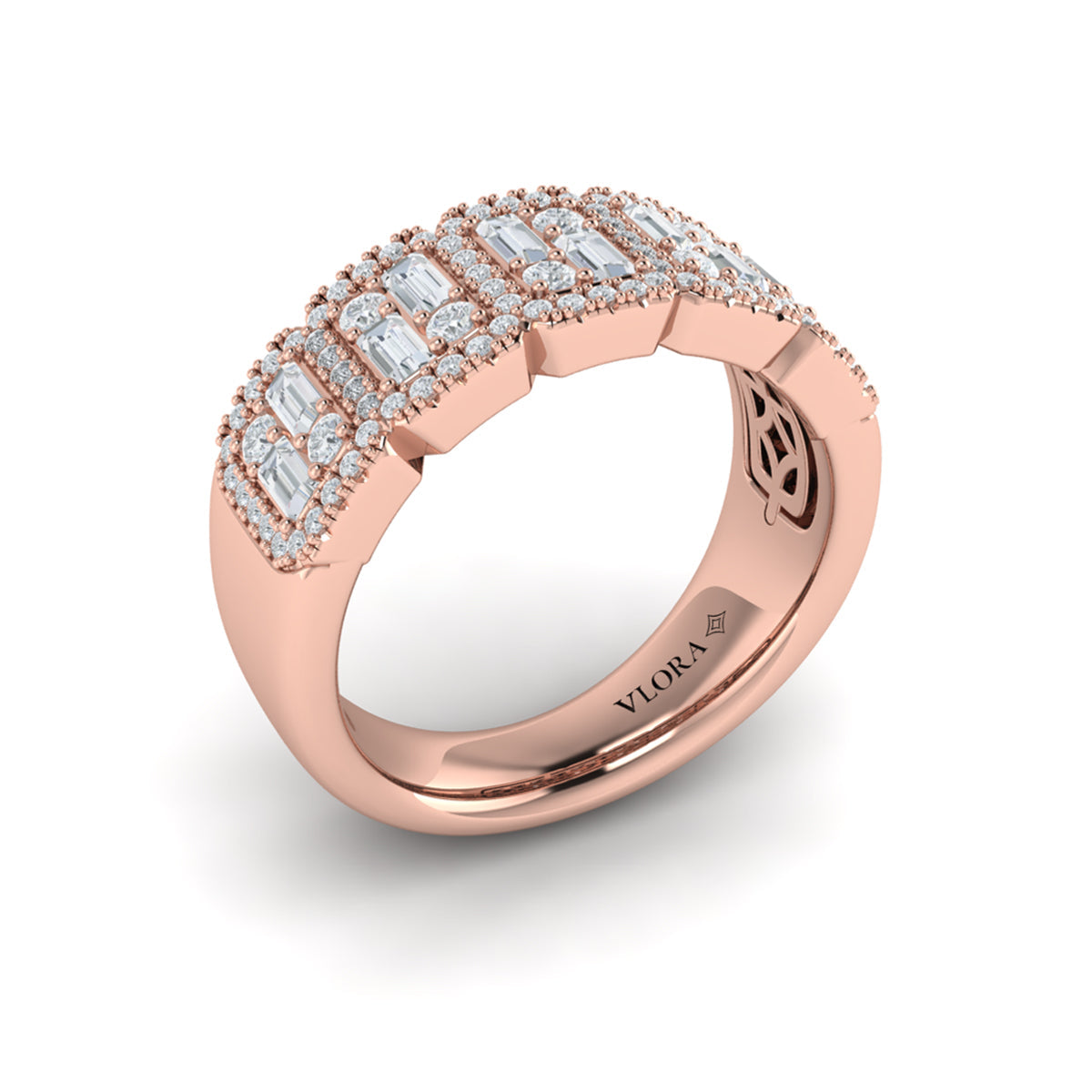 Diamond Baguette Statement Ring