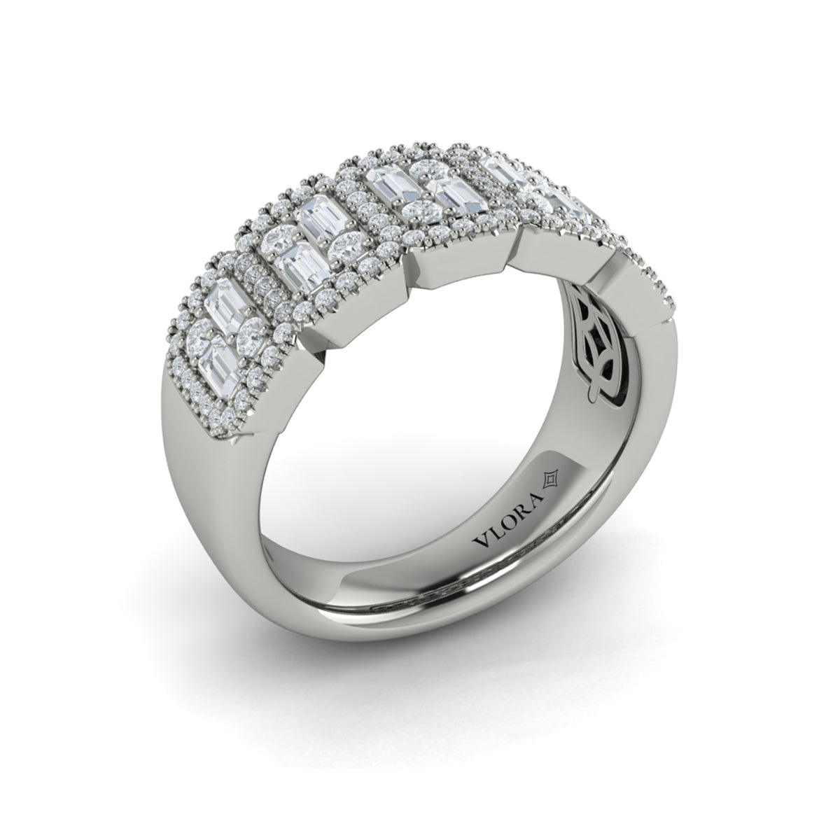 Diamond Baguette Statement Ring