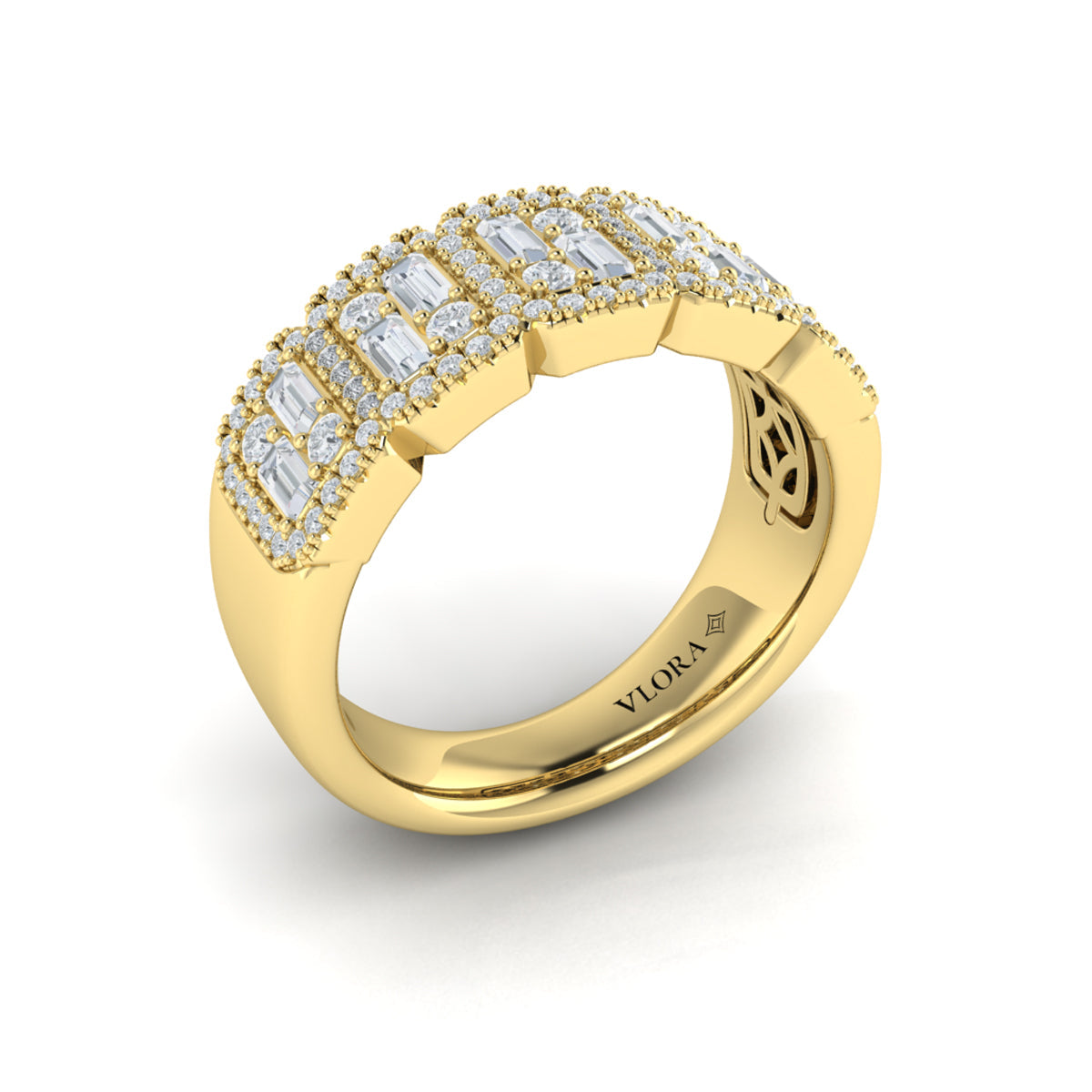Diamond Baguette Statement Ring