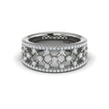 Diamond Open Weave Ring
