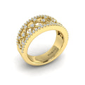 Diamond Open Weave Ring