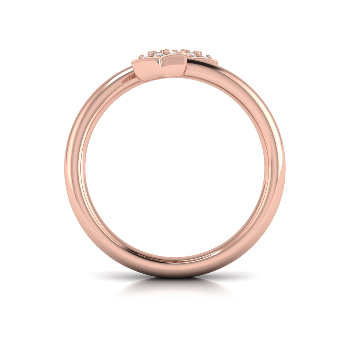 Diamond Cluster Honeycomb Wrap Ring