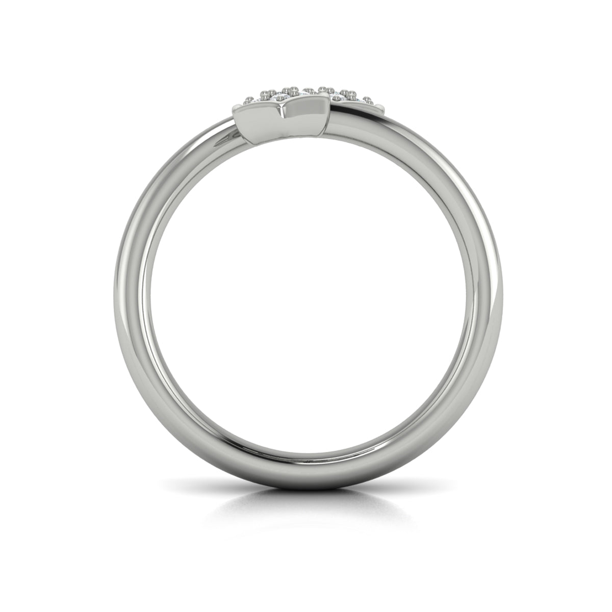 Diamond Cluster Honeycomb Wrap Ring