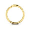 Diamond Cluster Honeycomb Wrap Ring