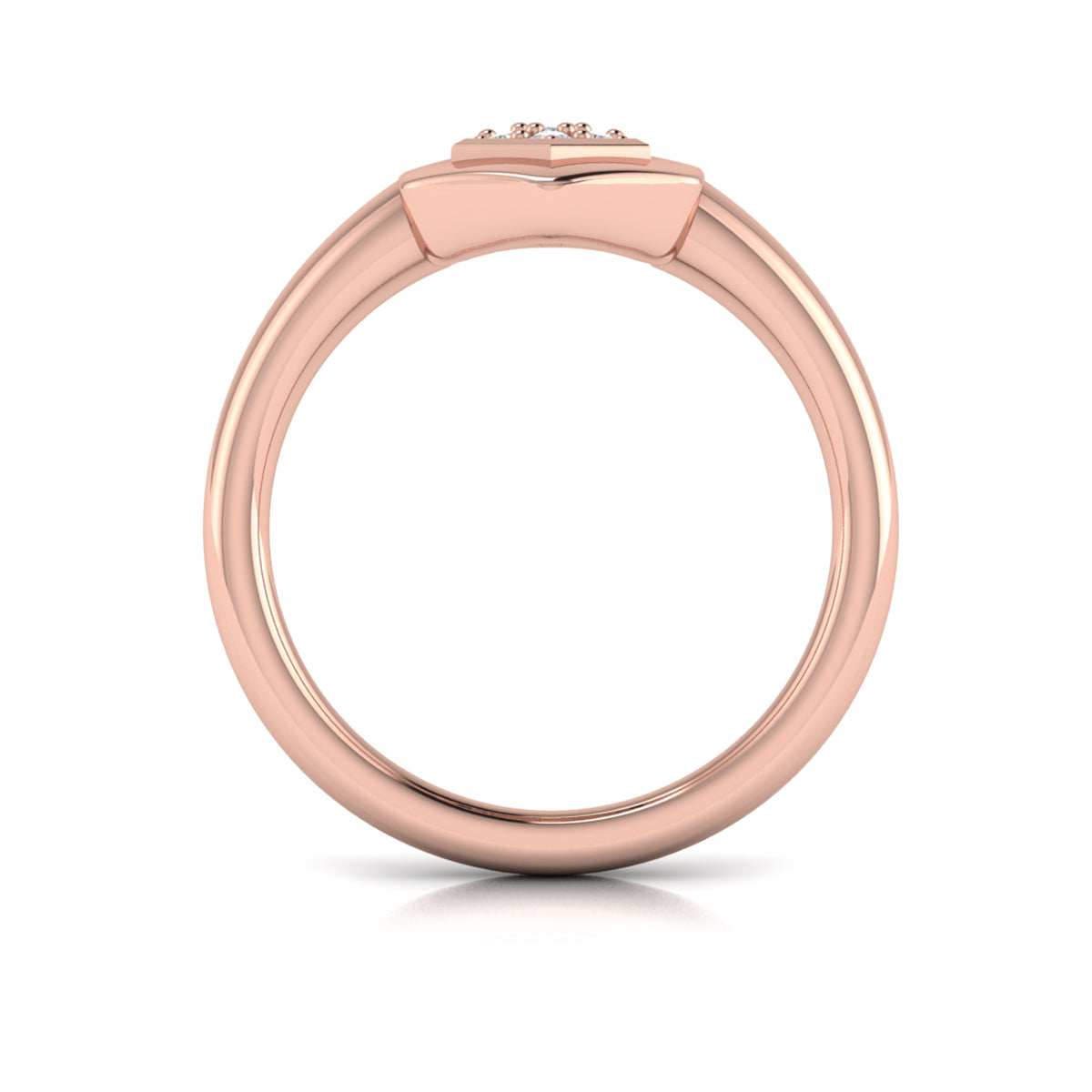 Diamond Cluster Single Honeycomb Ring
