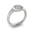 Diamond Cluster Single Honeycomb Ring