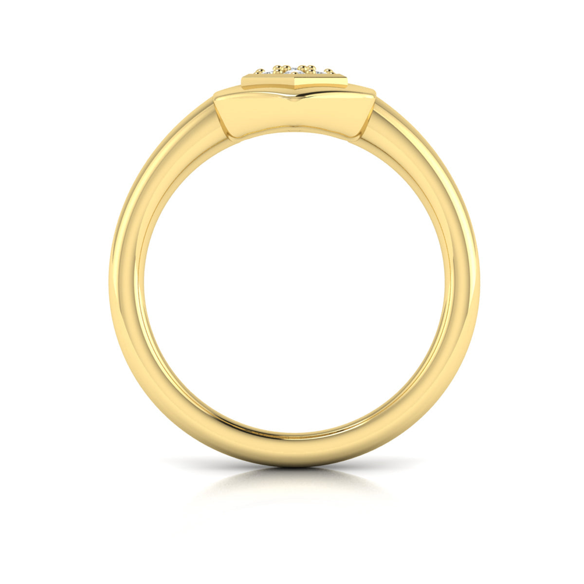 Diamond Cluster Single Honeycomb Ring