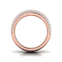 Diamond Multi-Row Statement Ring