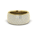Diamond Multi-Row Statement Ring