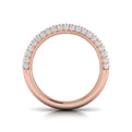 Diamond Multi-Row Statement Ring