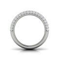 Diamond Multi-Row Statement Ring