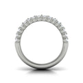Diamond and Emerald Multi-Row Statement Ring