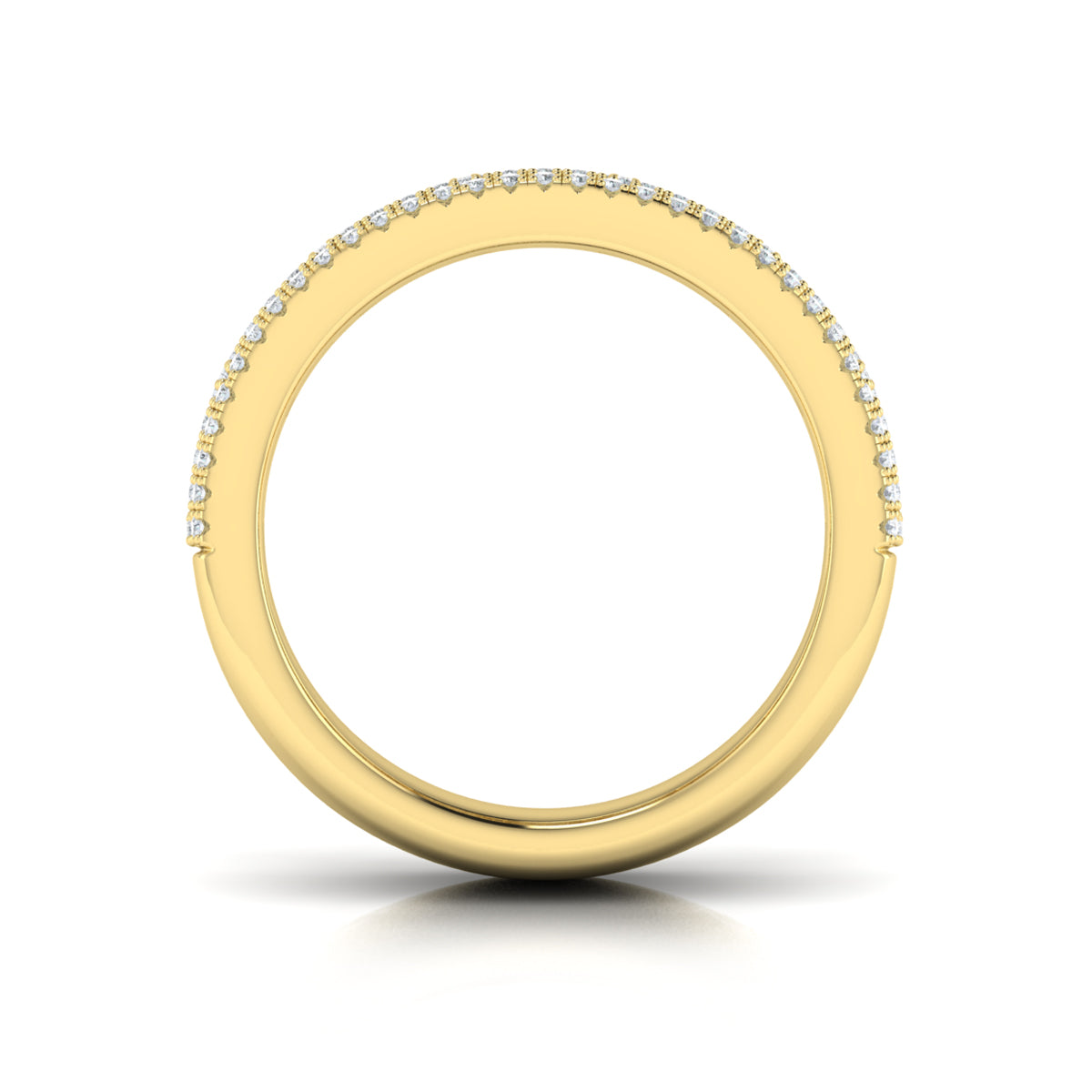 Diamond Baguette Double Row Ring
