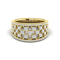 Diamond Open Weave Ring